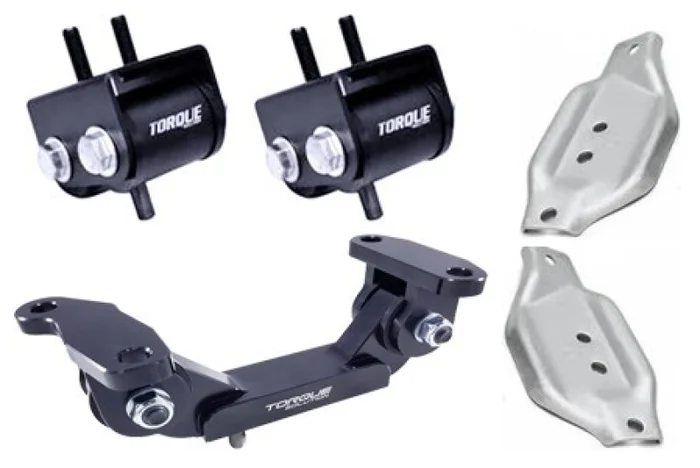 Torque Solution Engine/Transmission Mount Kit w/ OEM Mount Plates: 02-14 Subaru WRX / 04+ STI – TS-SU-250.2-PL