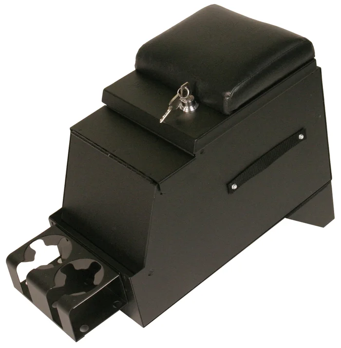 Tuffy Security Deluxe Stereo Center Console – Universal 10 Inch Wide, Black – 033-01