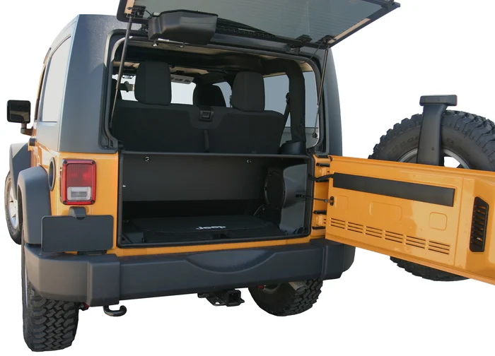 Tuffy Security Standard Cargo Enclosure – 11-18 Wrangler, Does Not Secure Entire Rear Cargo Area of 4-Door Models Black – 282-01