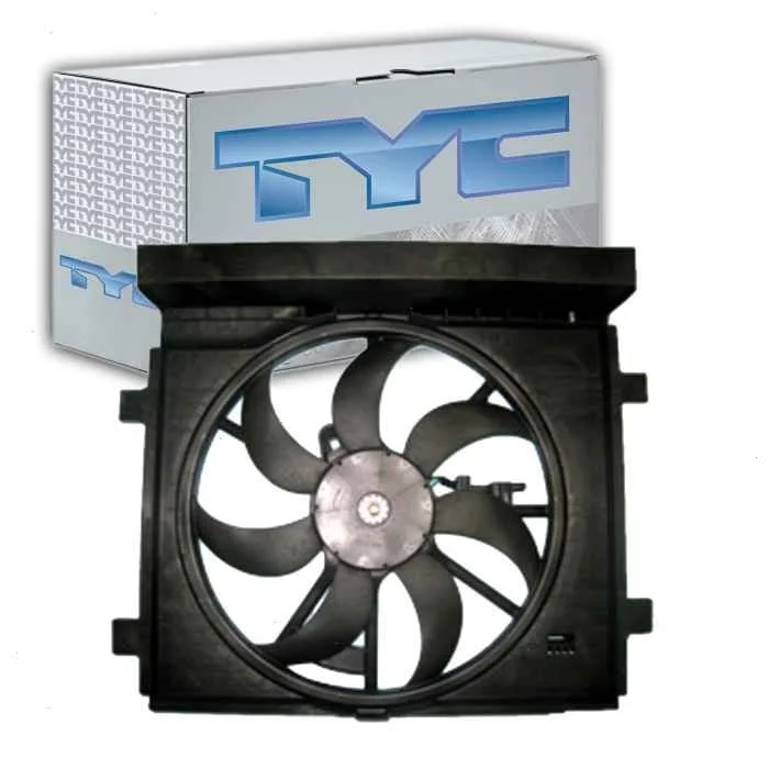 TYC Dual Radiator & Condenser Fan Assembly for 2013-2019 Nissan Sentra 1.8L L4