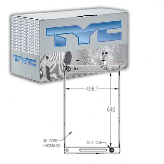 TYC Radiator for 2007-2008 Infiniti G35 3.5L V6