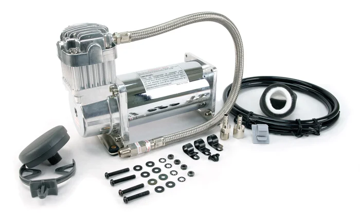 Viair 350C Chrome Compressor Kit (12V, 100% Duty, Sealed) – 35033