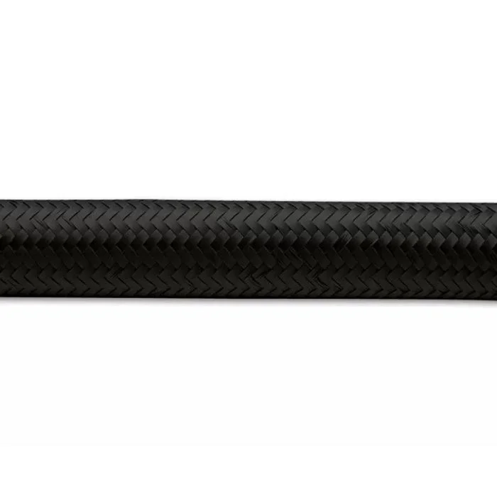Vibrant -10 AN Black Nylon Braided Flex Hose (20 foot roll) – 11980