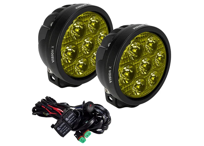 Vision X CR-7 Spot Beam Driving Lights (Selective Yellow)
