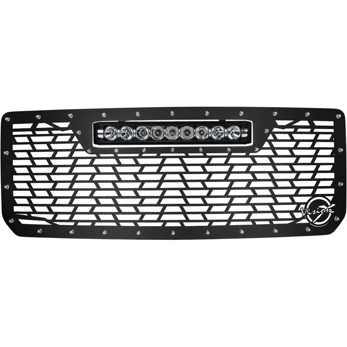 Vision X Lighting 15+ GMC Sierra 2500/3500 Light Bar Style Grille With Light Bar (XPR-9M) – 5262151