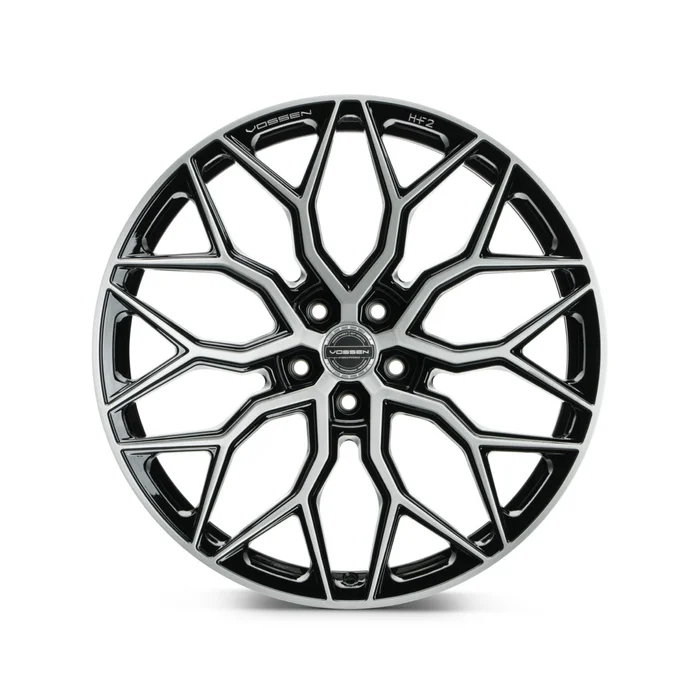 Vossen HF2 Brushed Gloss Black Wheel (21X9 5X112 ET +32 FLAT)