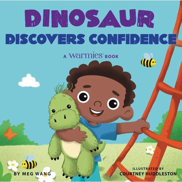 Warmies – BK-DINOSAUR-1 – Dinosaur Discovers Confidence Storybook