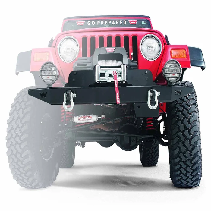 Warn Rock Crawler Front Bumper for Jeep YJ Wrangler – 61856
