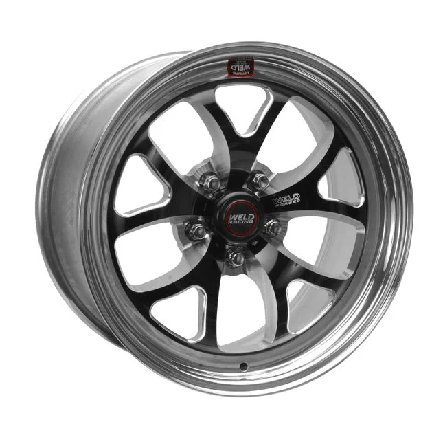 Weld S76 17×5 / 5×4.75 BP / 2.2in. BS Black Wheel (High Pad) – Non-Beadlock