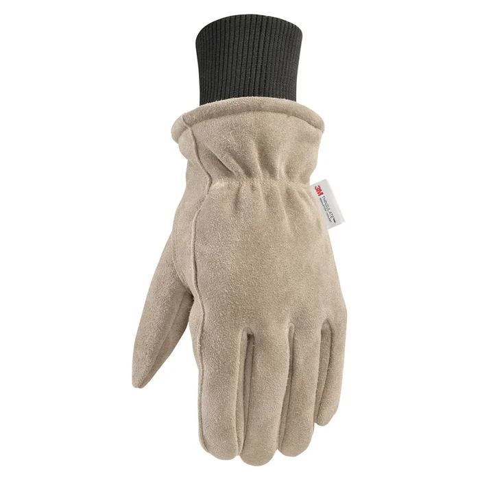 Wells Lamont – 1196M – HydraHyde M Suede Cow Leather Winter Brown Gloves