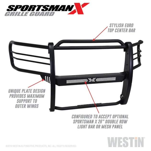 Westin 15-20 Ford F150 Sportsman X Grille Guard – Textured Black