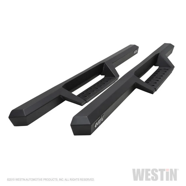 Westin 19-20 Chevrolet Silverado / GMC Sierra 1500 HDX Drop Nerf Step Bars – Textured Black