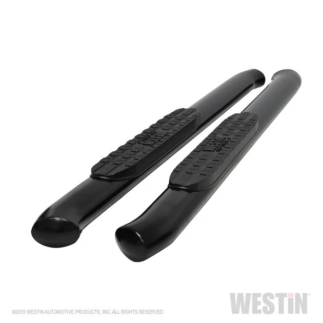 Westin 19-20 Chevrolet Silverado / GMC Sierra 1500 Reg Cab PRO TRAXX 4 Oval Nerf Step Bars – Black