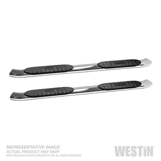 Westin 2019 Chevrolet Silverado/Sierra 1500 Crew Cab Non LD PRO TRAXX 5 Oval Nerf Step Bars – SS