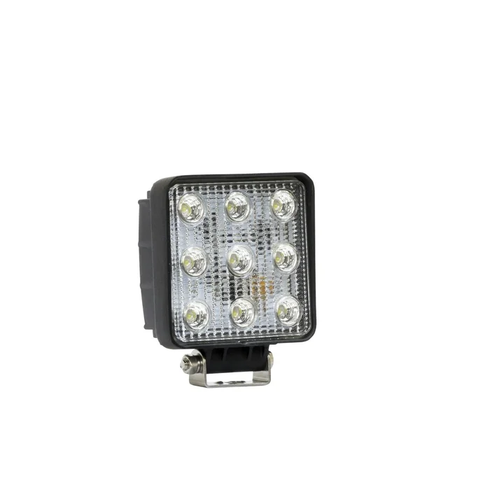 Westin Automotive 09-12211B LED Work Utility Light Square 4.6 inch x 5.3 inch Flood with 3W Epistar