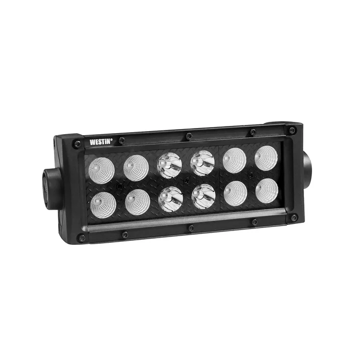 Westin Automotive 09-12212-12C B-FORCE LED Light Bar Double Row 6 inch Combo with 3W Cree