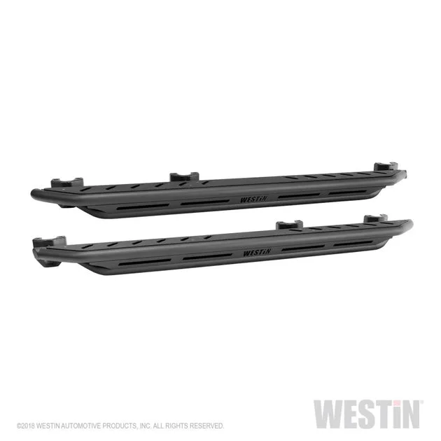 Westin/Snyper 2018+ Jeep Wrangler JL Unlimited 4DR Triple Tube Rock Rail Steps – Textured Black