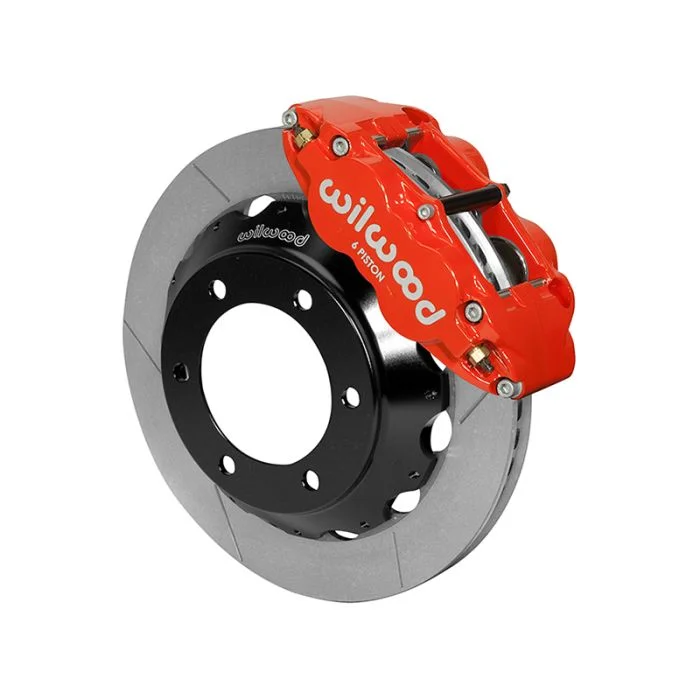 Wilwood Narrow Superlite Red 6R Front Kit 12.88in Slotted Rotor w/ Lines 05-15 Toyota Tacoma – 140-14577-R