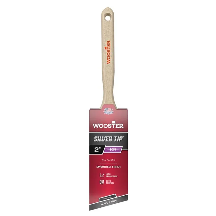 Wooster – 5228-2 – Silver Tip 2 in. Semi-Oval Paint Brush