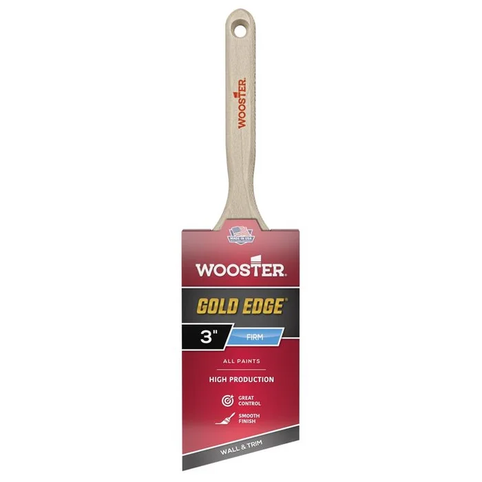Wooster – 5231-3 – Gold Edge 3 in. W Angle Paint Brush