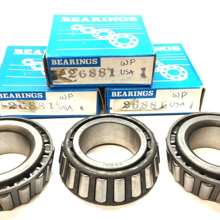 WP Tapered Roller Bearing Cone 26881 [Lot of 3] NOS