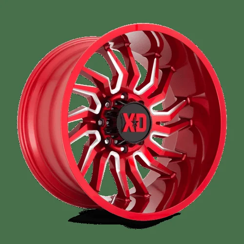 XD XD858 22X10 8X170 CANDY RED MILLED -18MM