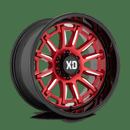 XD XD865 20X10 6X135 RED-MILL BLK-LP -18MM