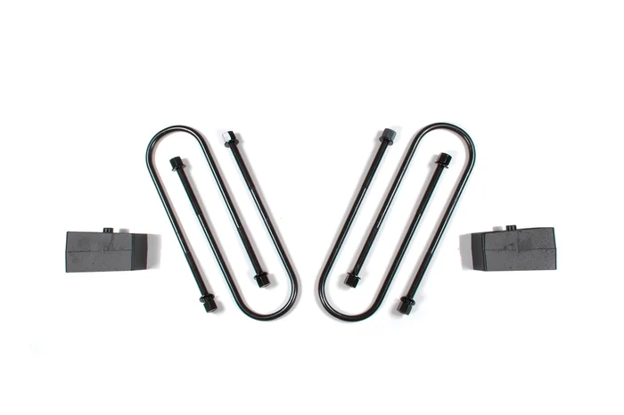 Zone Offroad ZOND1207 Ram Rear 2″ Block Kit – 4in U-bolts